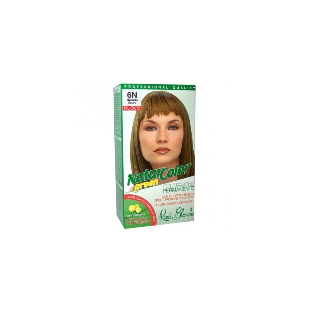 Renee Blanche Natur Color Green Colorazione Permanente Naturale - 6N Biondo Scuro 