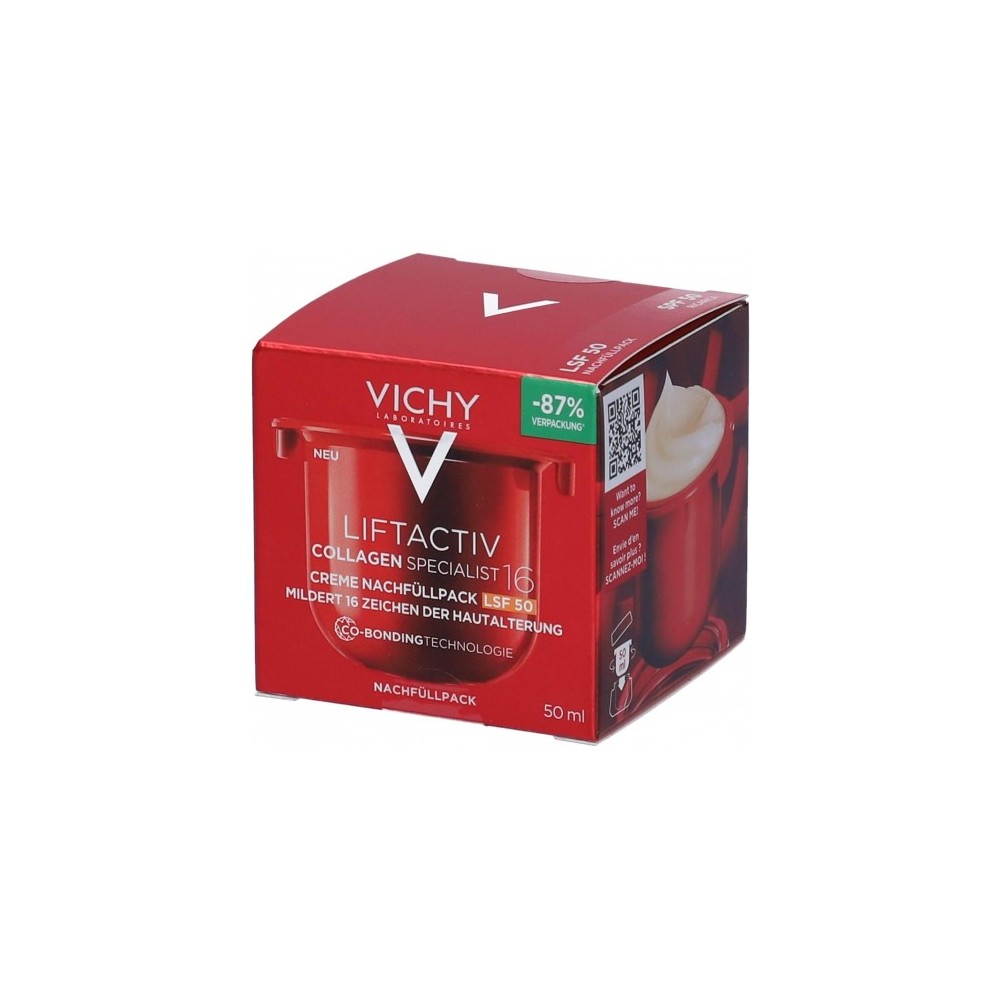 Vichy Liftactiv Collagen Specialist 16 - Crema Protettiva Spf 50 Ricarica 50 Ml 