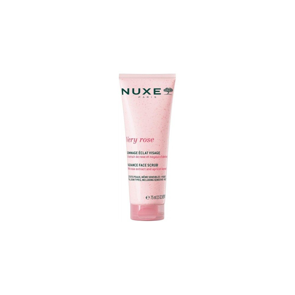 Nuxe Very Rose Radiance Face Scrub - Gommage Viso Delicato Illuminante 75 Ml 